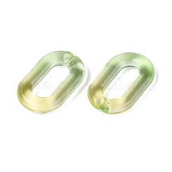 Anneaux de liaison en acrylique transparent bicolore&nbsp;OACR-S036-006A-N05