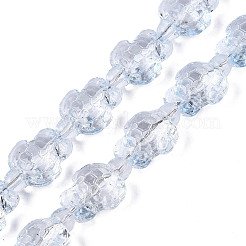 Chapelets de perles en verre transparente  &nbsp;DGLA-N021-02A