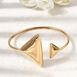 Bracelets manchettes en acier inoxydable 304&nbsp;BJEW-Z166-04G