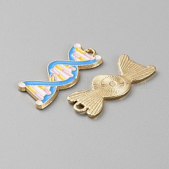 Pendentifs en émail plaqué or kc&nbsp;LS-ENAM-CJC0001-16C