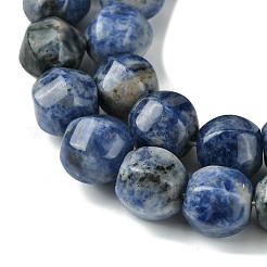 Natürliche blaue Fleck Jaspis Perlen Stränge&nbsp;G-H023-A07-01