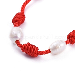 7 Knoten Glücksarmbänder&nbsp;BJEW-JB05252-01