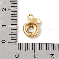 Pendentifs avec zircon cubiques à micro-pavés en laiton&nbsp;KK-P340-35G