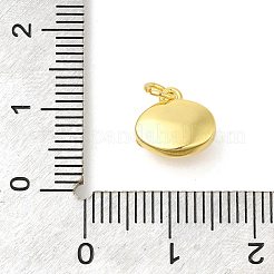 Ovale Gestell-Beschichtung Messing Anhänger Charms&nbsp;KK-S396-72G