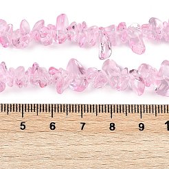 Chapelets de perles en verre transparente  &nbsp;GLAA-Z009-01K