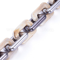 Catene portacavi acriliche fatte a mano&nbsp;AJEW-JB00673-04