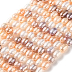 Fili di perle di perle d'acqua dolce coltivate naturali&nbsp;PA-CBABE82-01B