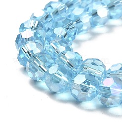 Perles en verre transparentes&nbsp;EGLA-A035-T8mm-B08