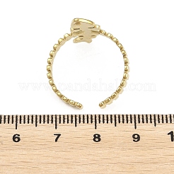 Offene Manschettenringe aus Edelstahl 304 für Damen&nbsp;RJEW-A102-01G