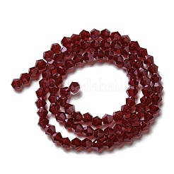 Trasparenti perle di vetro placca fili&nbsp;GLAA-F029-2mm-C27