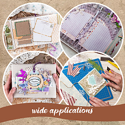 3 Set rechteckige Scrapbook-Papierblöcke aus Spitze&nbsp;AJEW-GF0011-02