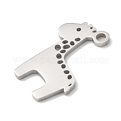 Pendentifs en acier inoxydable 304 à thème animalier&nbsp;STAS-D213-02B-P