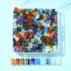 250 Stück transparente Acrylperlen in Farbverlaufsfarbe&nbsp;OACR-FS0001-93