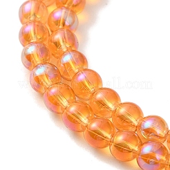 Trasparenti perle di vetro placca fili&nbsp;GLAA-T032-T4mm-C01