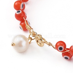 Braccialetti di fascino di perle naturali&nbsp;BJEW-JB05963-02