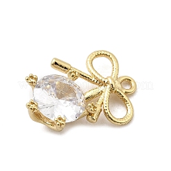 Pendentifs avec zircon cubiques à micro-pavés en laiton&nbsp;KK-A275-19B-G