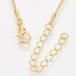 Laiton chaîne serpent création de collier&nbsp;X-MAK-T006-11A-G