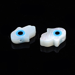 Guscio bianco naturale madreperla perle di conchiglia&nbsp;SSHEL-N034-57A-A
