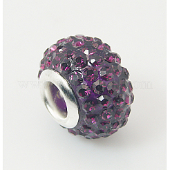 Perline di resina strass&nbsp;CPDL-H001-10x7mm-M