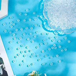 Chapelets de perles en verre électroplaqué&nbsp;EGLA-LT0001-06C