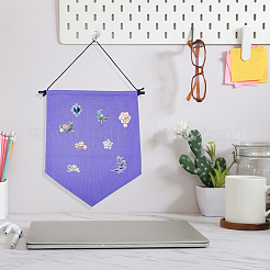 Leinwand Wandbehang Brosche Schmuck Banner Halter&nbsp;AJEW-WH0314-743