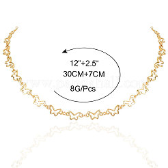 Einfache und Retro-Stil Legierung Schmetterling Gliederkette Halsketten für Frauen&nbsp;FS-WG0AD9D-01