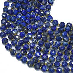 Gefärbt natürliche Lapislazuli Perlen Stränge&nbsp;G-K389-B03-01