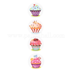 8 Arten Geburtstagsthema Papieraufkleber&nbsp;X-DIY-L051-005B