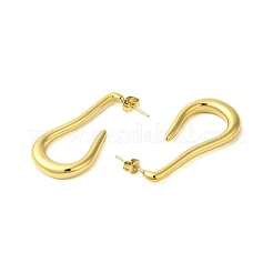 Boucles d'oreilles à tige en acier inoxydable 304 avec placage ionique (IP)&nbsp;EJEW-H009-01G-01
