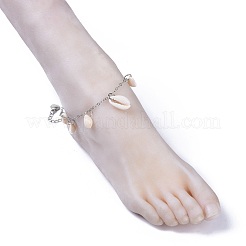 Chaînes de cheville en laiton&nbsp;AJEW-AN00257