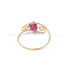 Bagues en tourmaline naturelle&nbsp;RJEW-JR00928