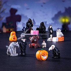 Décoration d'affichage en résine opaque d'Halloween&nbsp;DJEW-N004-01