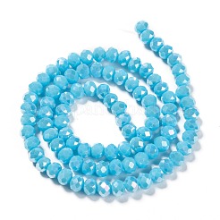 Chapelets de perles en verre électroplaqué&nbsp;EGLA-X0007-01E-6mm