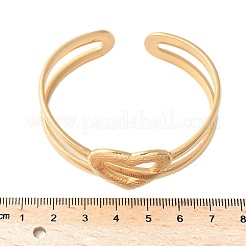 304 Edelstahl-Armreife für Damen&nbsp;BJEW-U032-20G