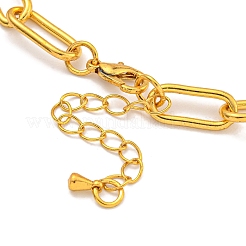 Bracelets de chaînes de trombones en laiton pour femmes&nbsp;LS-BJEW-G703-09G