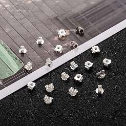 925 Reibungsohrmutter aus Sterlingsilber&nbsp;STER-L063-09S