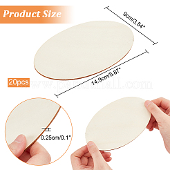 Feuilles de bois non finies&nbsp;DIY-WH0034-93