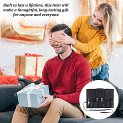 Reiseetuis für Uhrenrollen aus Leder&nbsp;CON-WH0089-69