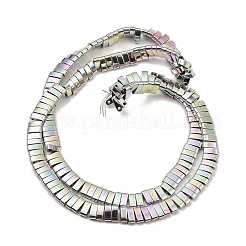 Chapelets de perles en hématite synthétique électrolytique sans magnétiques&nbsp;G-G089-A02-13