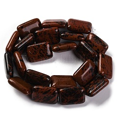 Natur Mahagoni Obsidian Perlen Stränge&nbsp;G-T047-B26-01