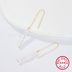 Orecchini con nappe in argento s925 e perline di riso&nbsp;ZC4756