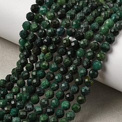 Natürliche afrikanische Jade Perlen Stränge&nbsp;G-A318-A02-4mm-01
