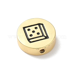 Messing Emaille-Perlen&nbsp;KK-L239-064G