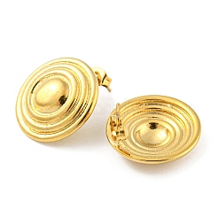 Placcatura ionica (ip) 304 orecchini a bottone in acciaio inossidabile&nbsp;EJEW-C068-06G