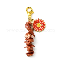 Decorazioni pendenti con perline miste naturali e sintetiche&nbsp;HJEW-JM01548