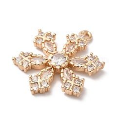Colgante micropavé cubic zirconia de latón&nbsp;KK-C062-086G