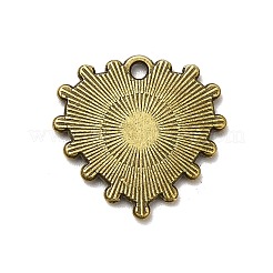 Pendente basi di strass in lega stile tibetano&nbsp;PALLOY-M198-34AB