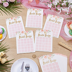 30 tarjeta de bingo para fiesta de bodas&nbsp;AJEW-WH0596-550