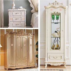 Artisanat d'applique onlay sculpté en bois massif naturel&nbsp;WOOD-FH0001-15