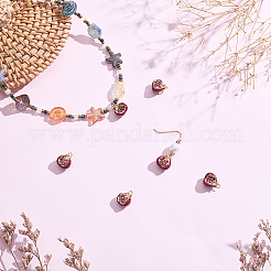 Messing Emaille Anhänger / charms&nbsp;KK-WH0062-264